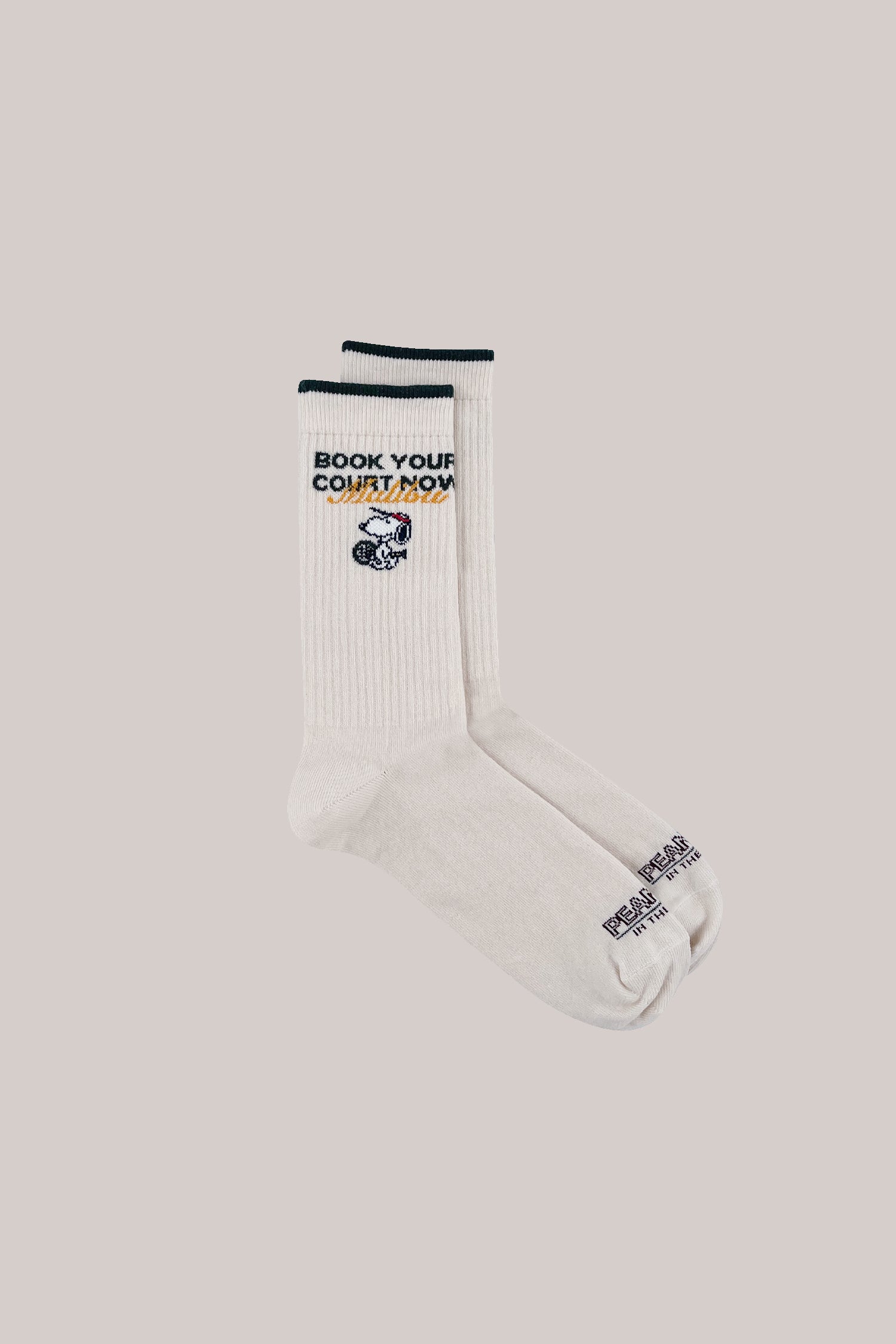 CALZE BASKET PEANUTS MALIBU COURT PANNA