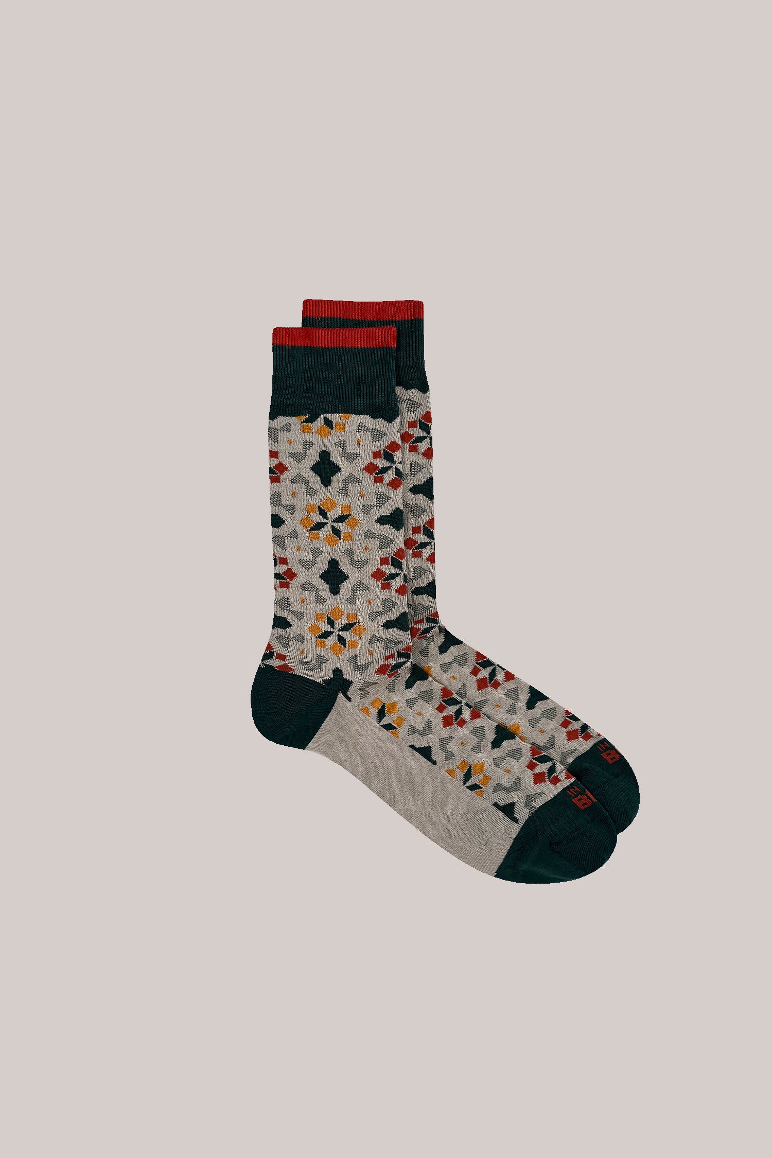 CALZE MOROCCO TILE VERDE/MULTICOLOR