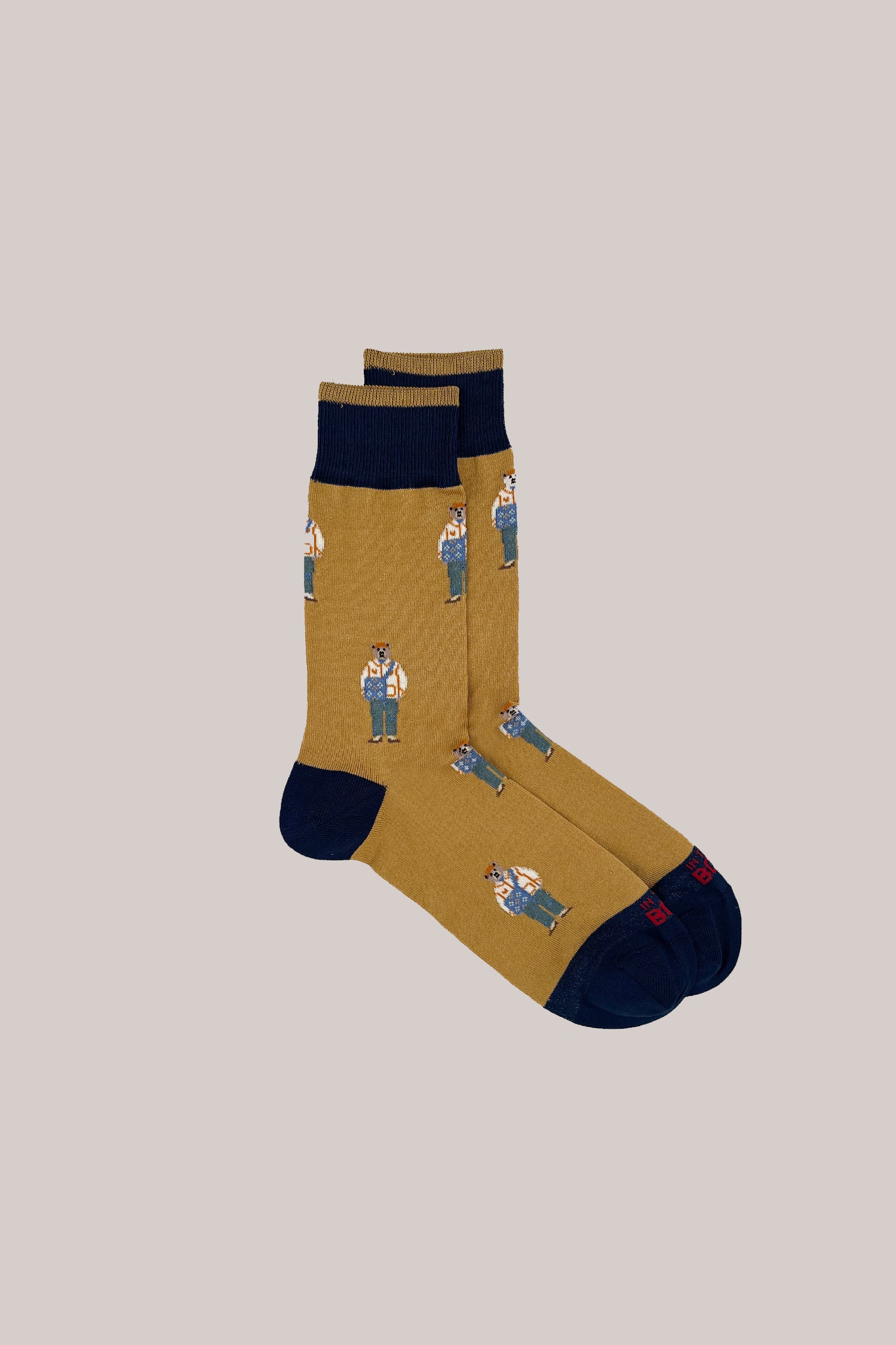 CALZE MR BOX MOROCCO GIALLO SCURO