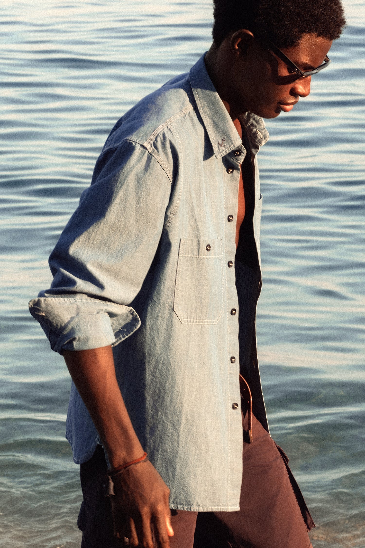 CAMICIA UTILITY BLUE JEANS