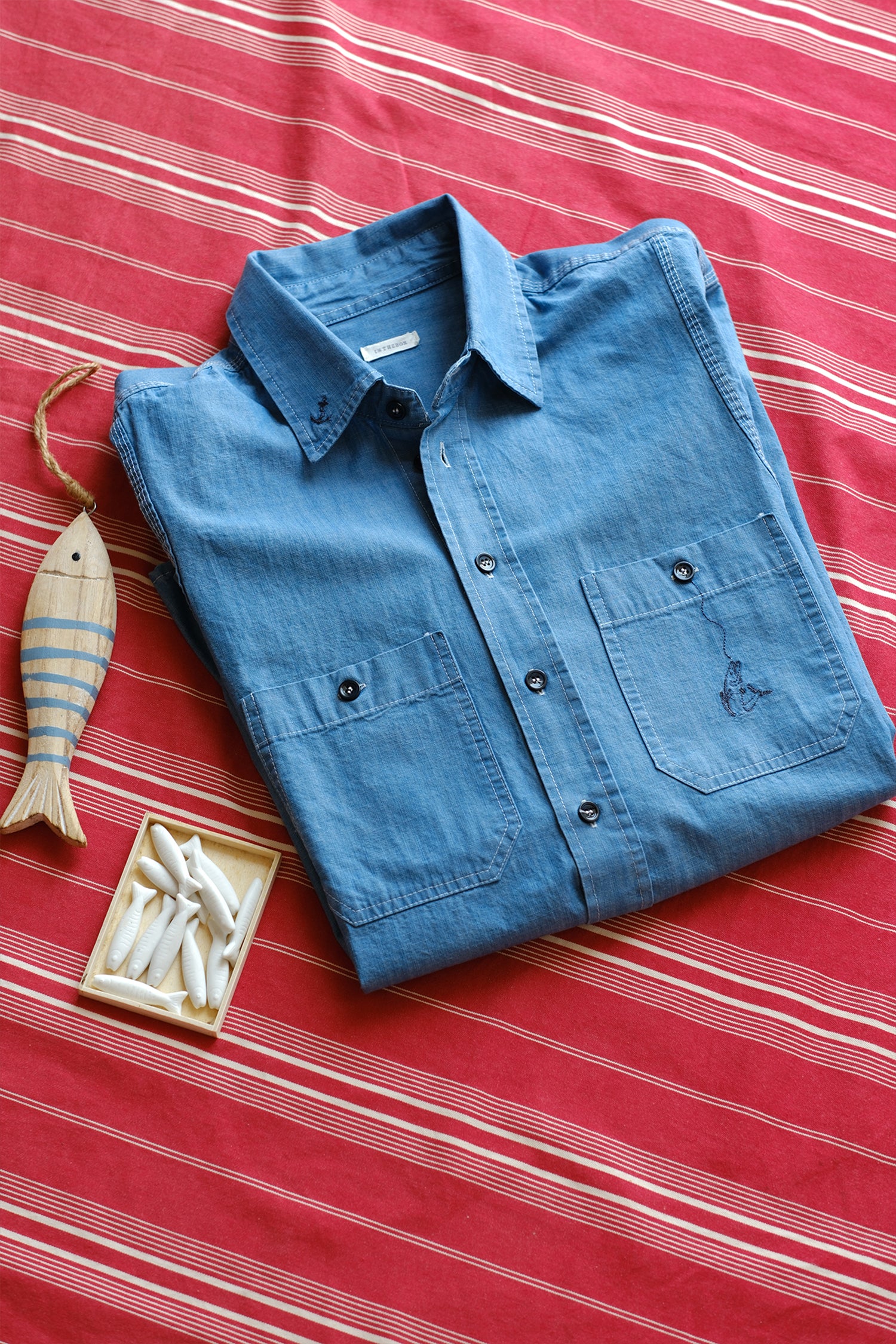 CAMICIA UTILITY BLUE JEANS