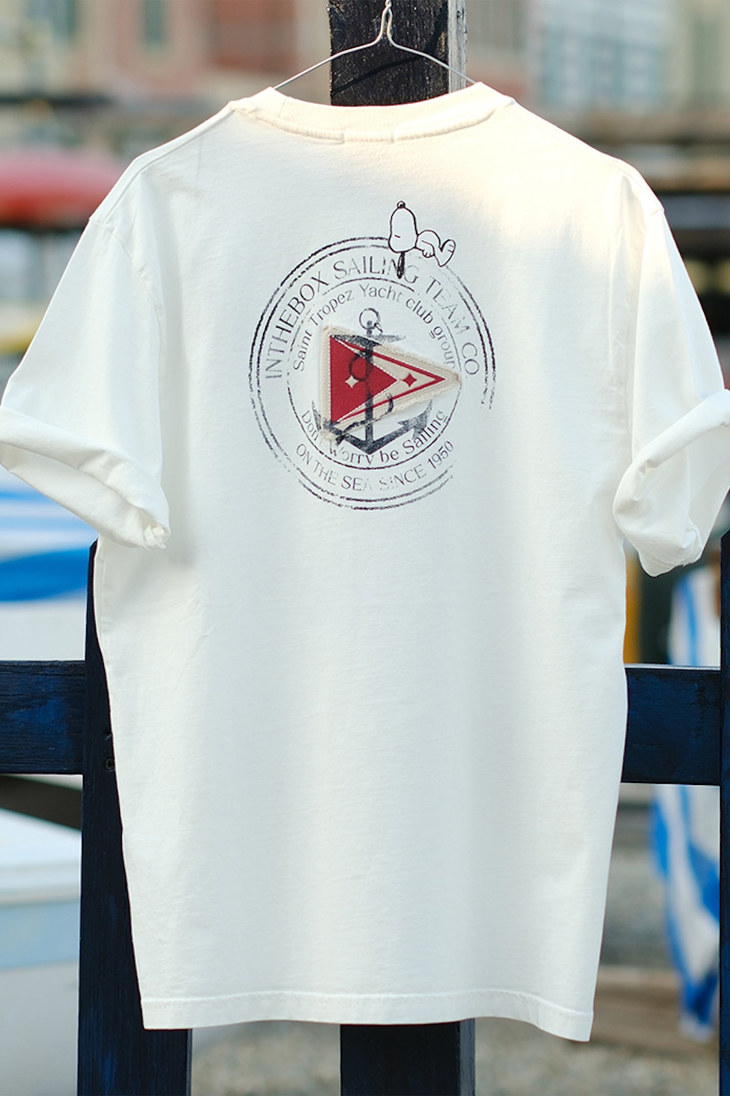 T.SHIRT SNOOPY SAILING FLAG PANNA