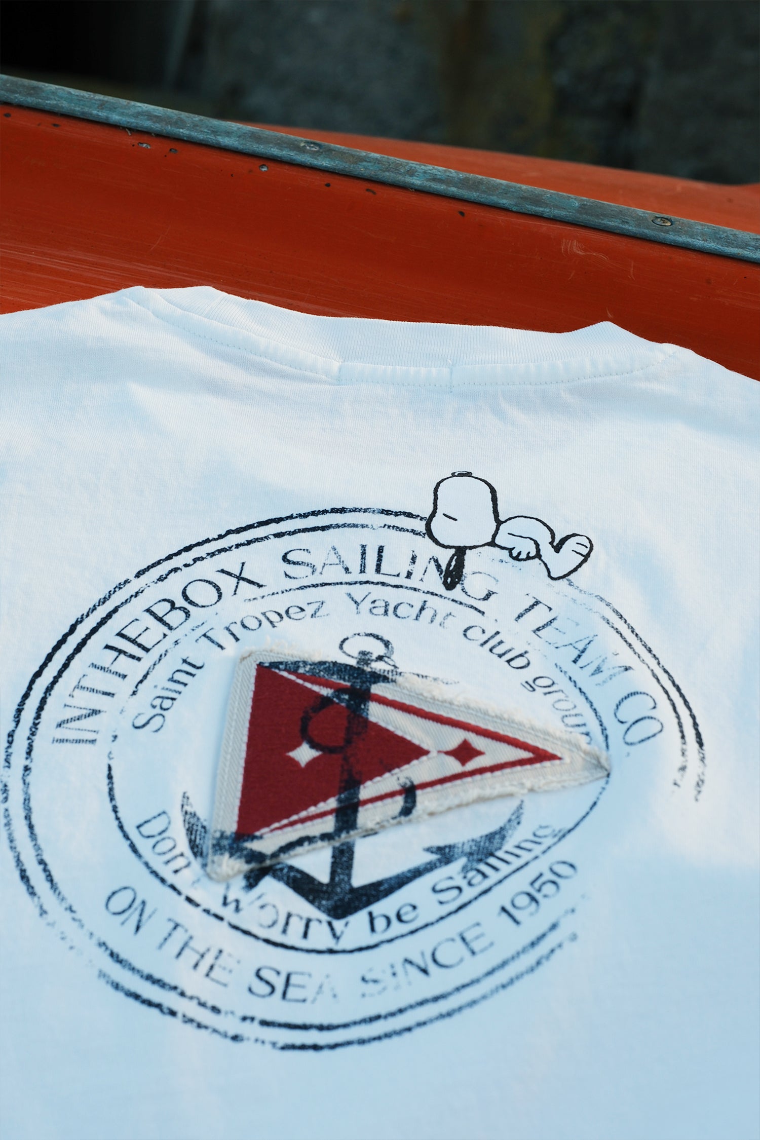 T.SHIRT SNOOPY SAILING FLAG PANNA