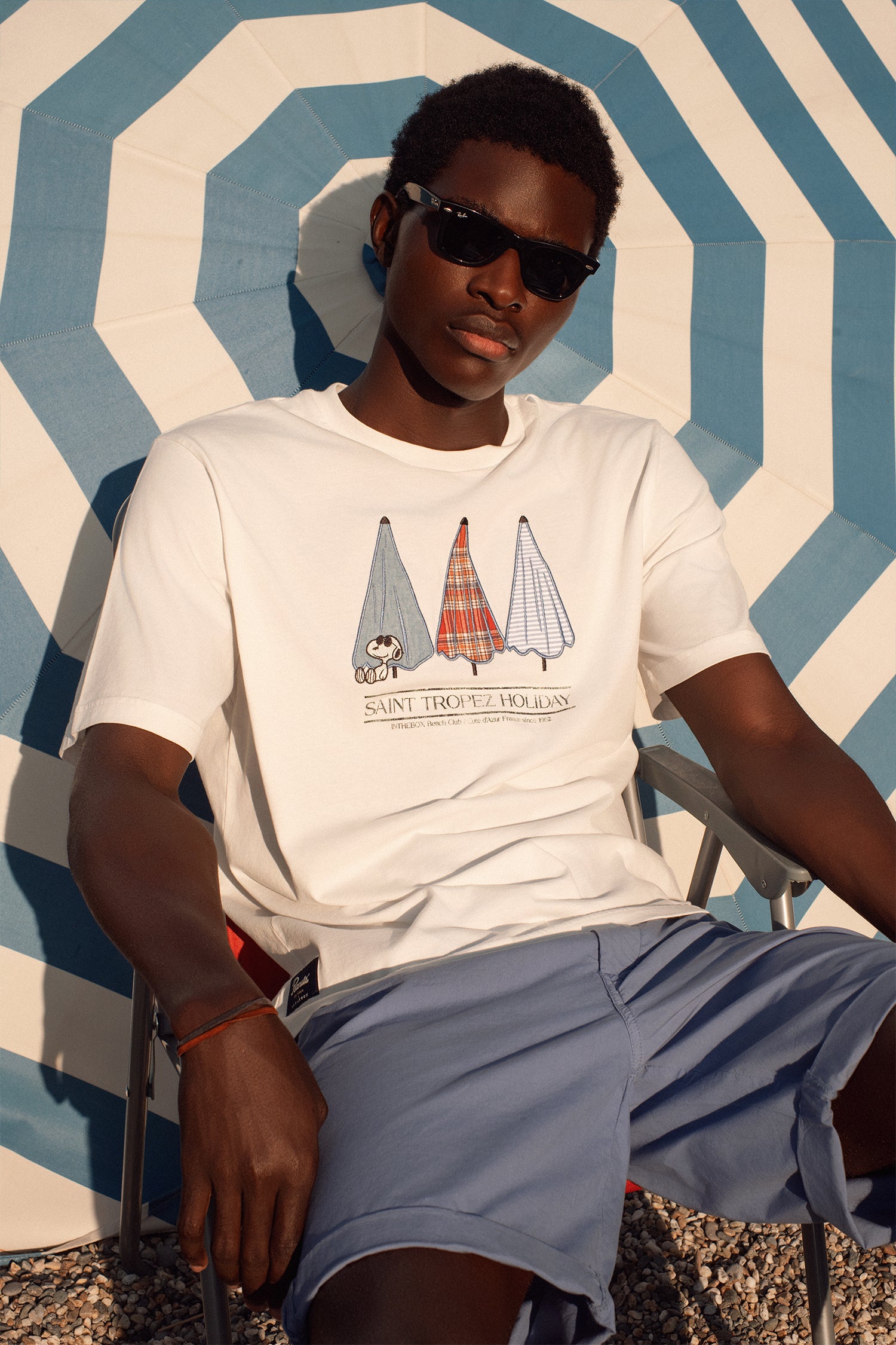 T.SHIRT SNOOPY SAINT TROPEZ HOLIDAY PANNA