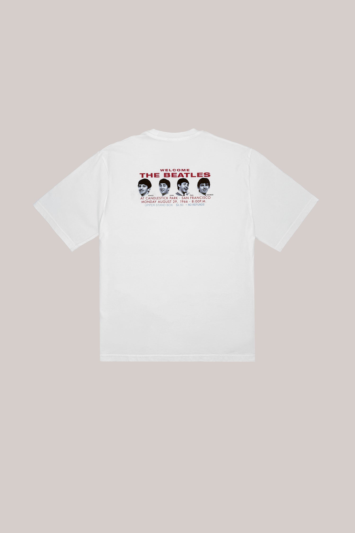 T.SHIRT BEATLES WELCOME PANNA