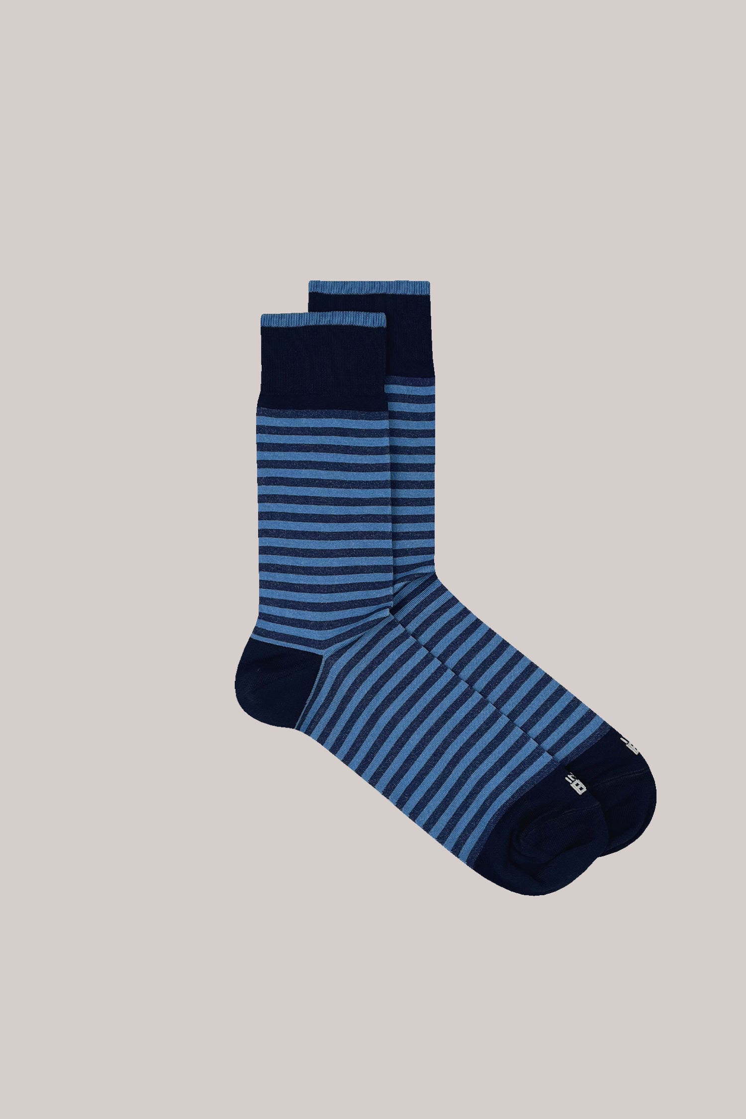 CALZE STRIPES BICOLOR SHORT BLU / AZZURRO