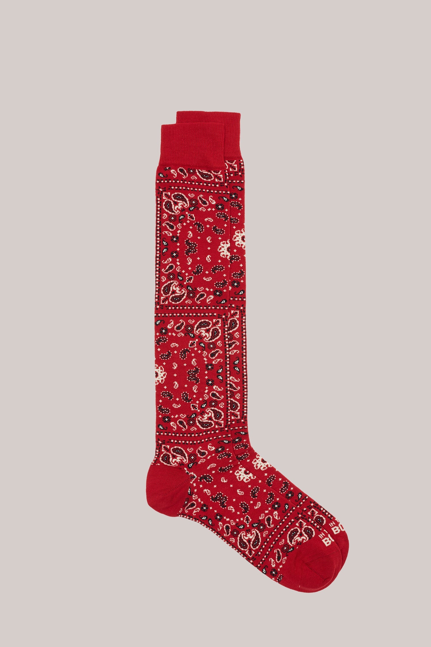 CALZE LUNGHE FANTASIA BANDANA ROSSO