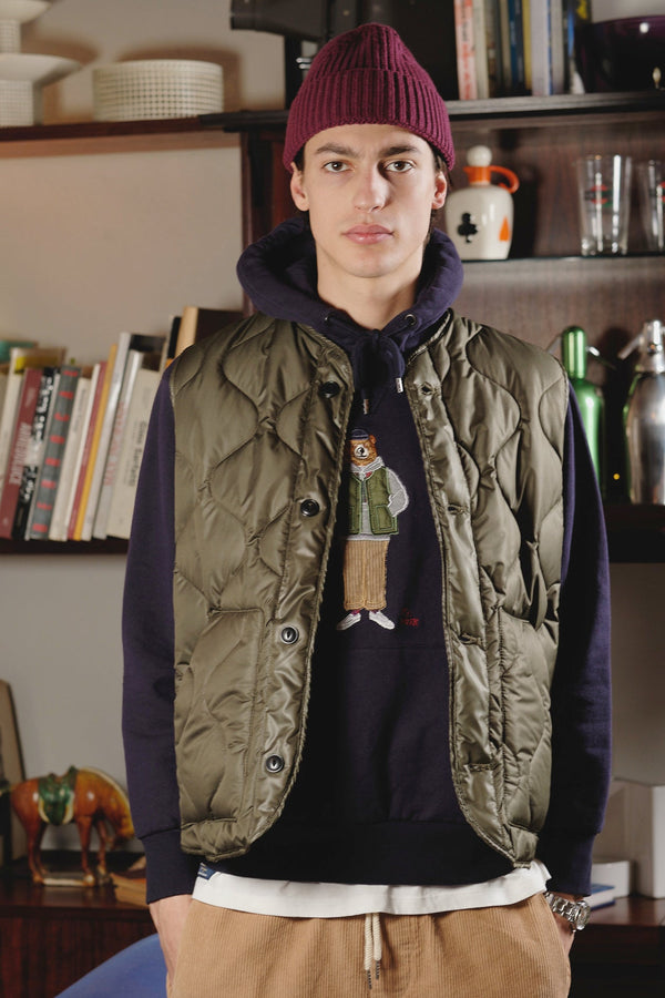 FELPA CAPPUCCIO CHIUSA MR BOX NYLON BLU