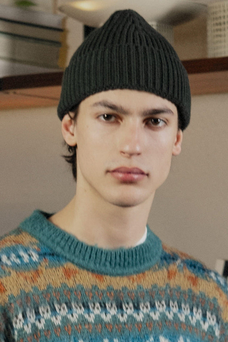 CAPPELLO CACHEMIRE BASIC VERDE SCURO