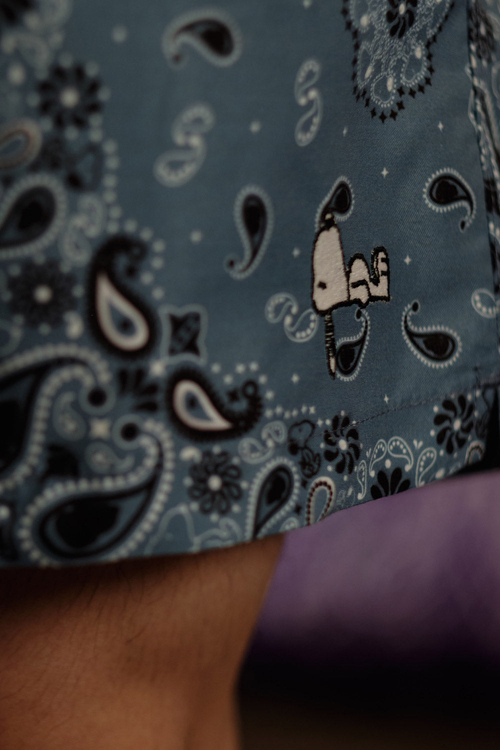 BOXER SNOOPY BANDANA MULTICOLOR BLU